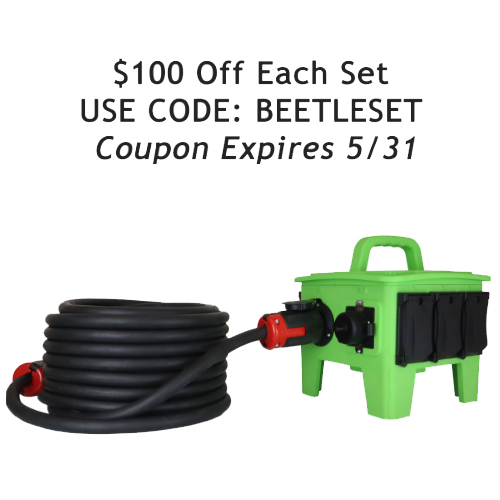 Beetle Set (Power Distribution Box + 50A Locking Cable)